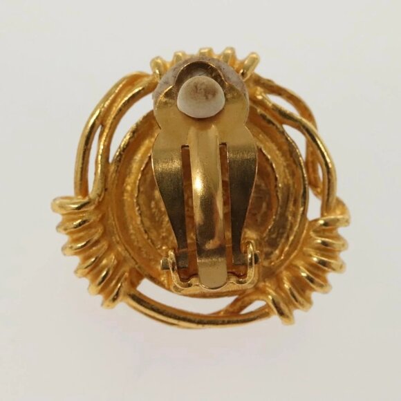 CHANEL Earring metal Gold CC Auth bs29251 - Picture 9 of 13